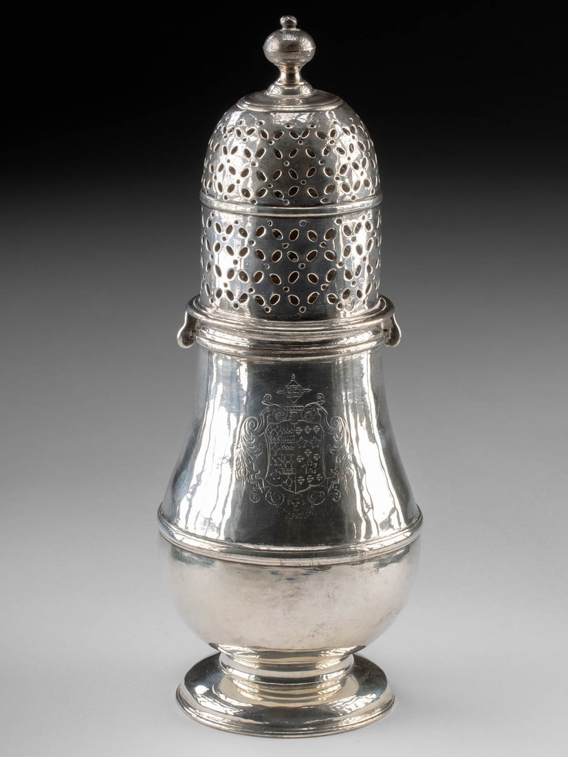 1710 Queen Anne Silver Sugar Caster by Launcelot Keatt (1 of 5)