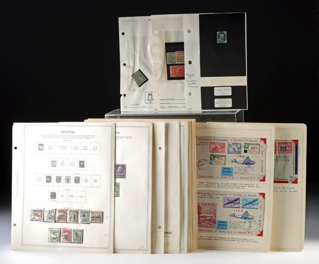 Stamps & Air Mail - British Colonies, Oceania, & US (1 of 6)