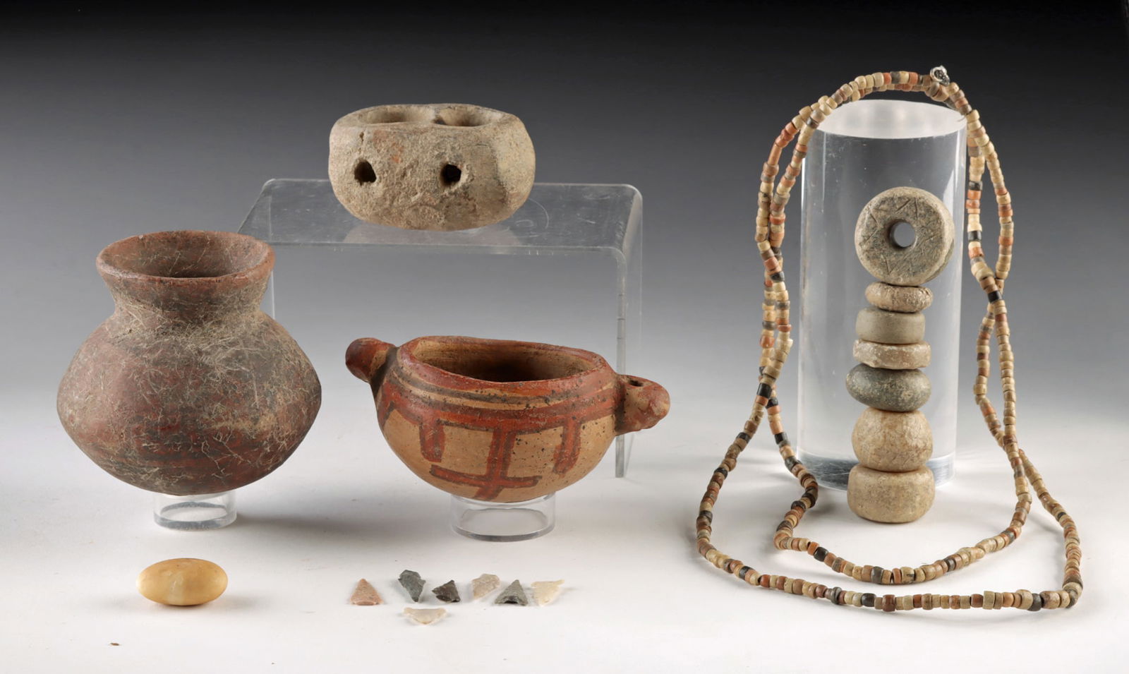 Ancient Mexican Pottery, Stone Beads & Bird Points (1 of 4)
