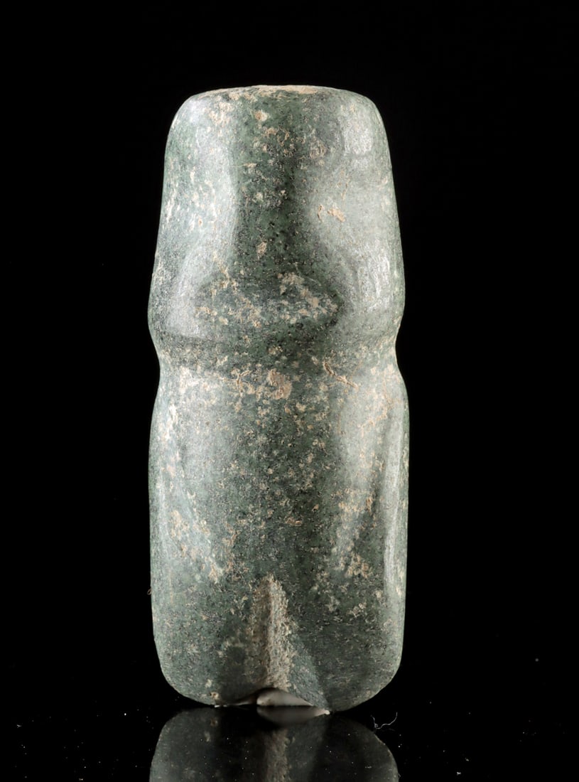 Ancient Mezcala Greenstone Anthropomorphic Figure (1 of 2)