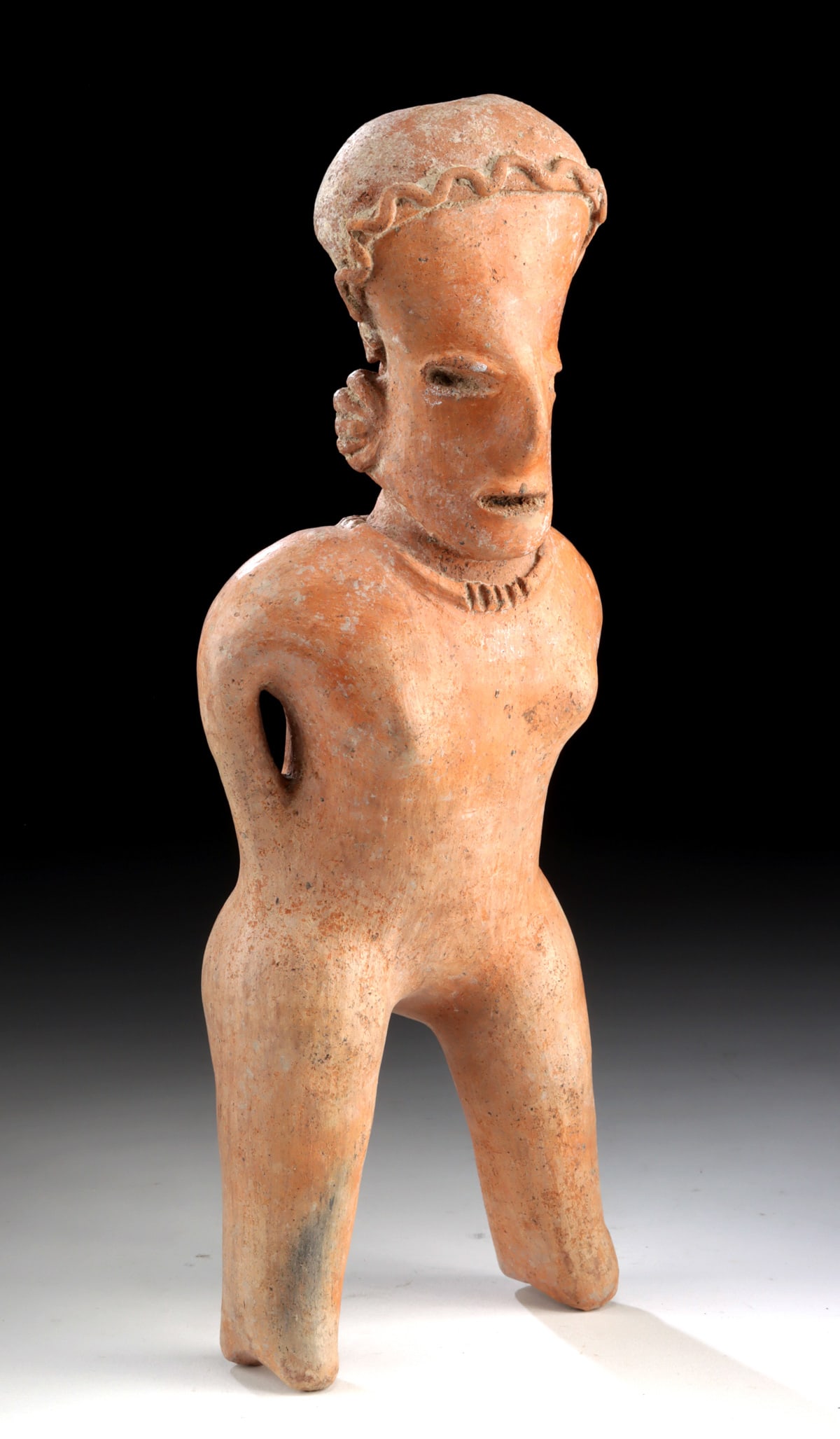 Nayarit Pottery Standing Nude Female Figure (1 of 3)