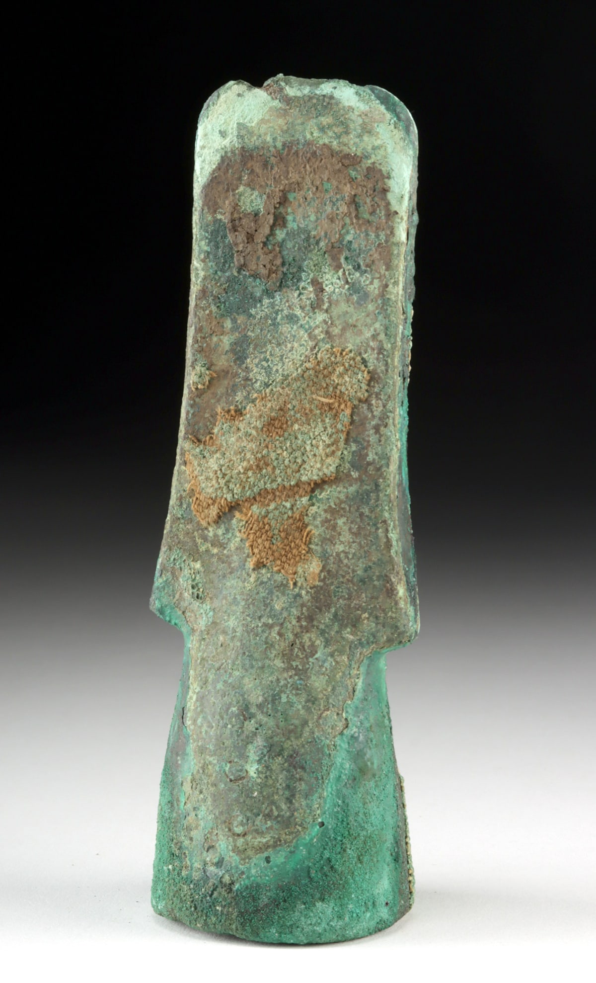 Peruvian Socketed Copper Chisel With Textile Remains (1 of 2)