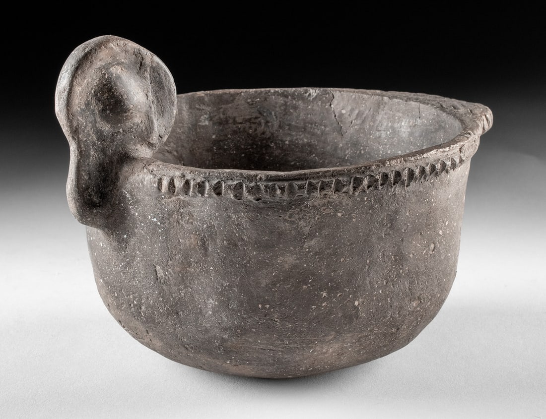 Mississippian Pottery Duck Effigy Bowl (1 of 4)