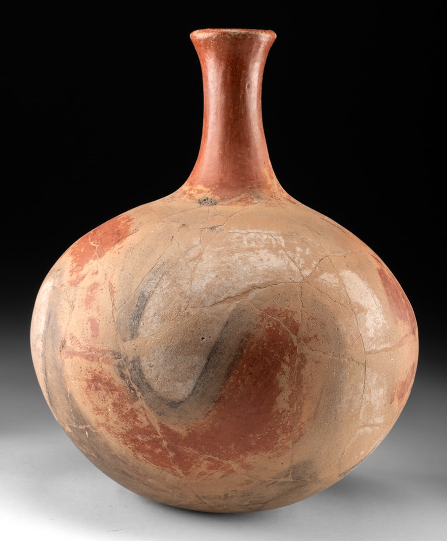 Native American Quapaw Polychrome Ceramic Vessel (1 of 3)