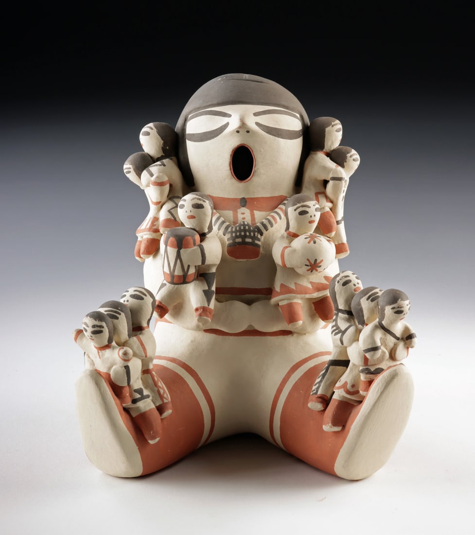 Cochiti Pueblo Pottery Storyteller by Judith Suina (1 of 5)