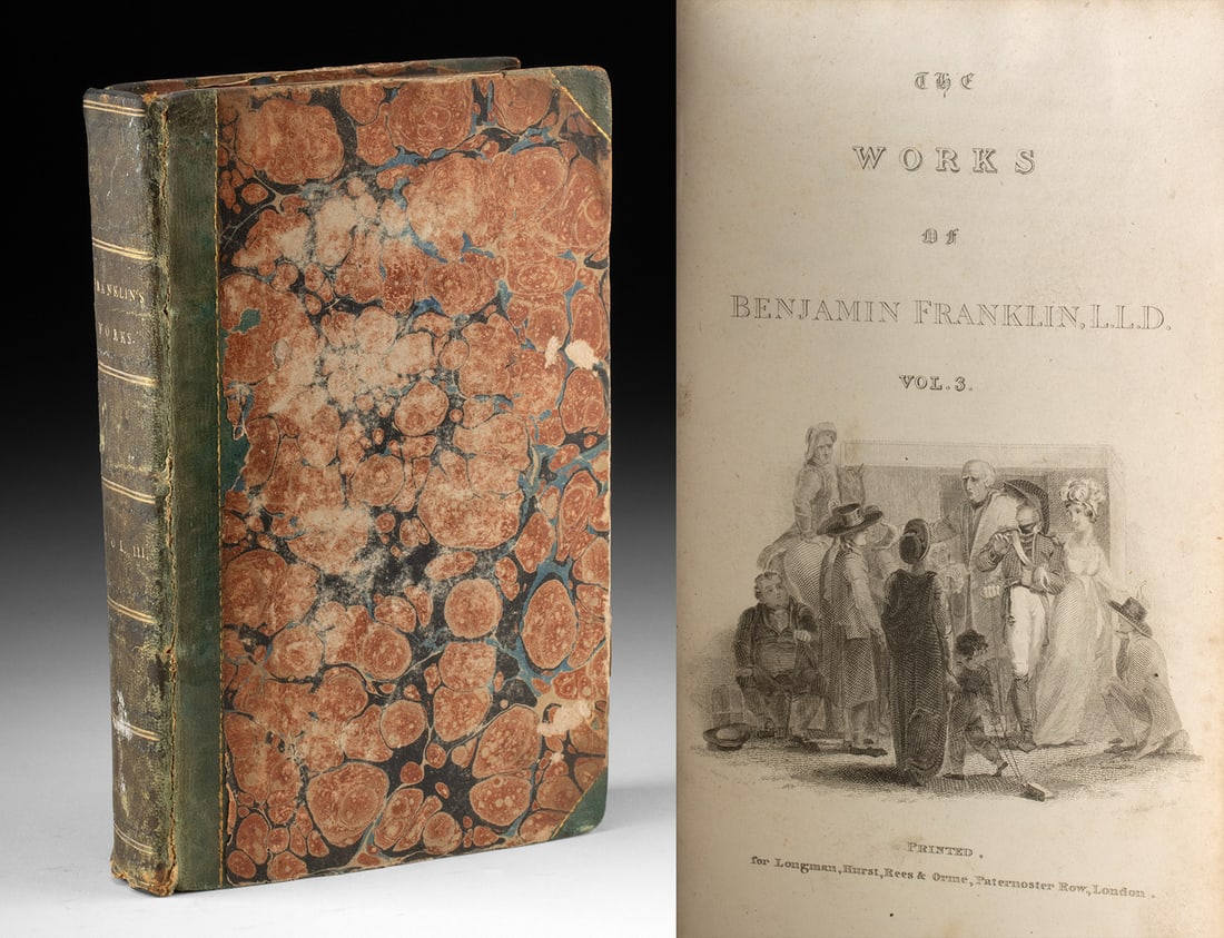 The Works of Benjamin Franklin Vol. III, 1st Ed (1806) (1 of 2)