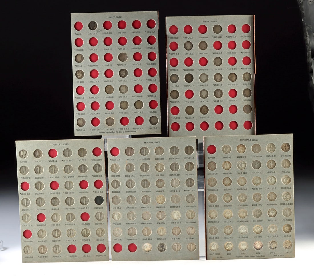 USA Coin Album: Liberty, Mercury, & Roosevelt Dimes (1 of 4)