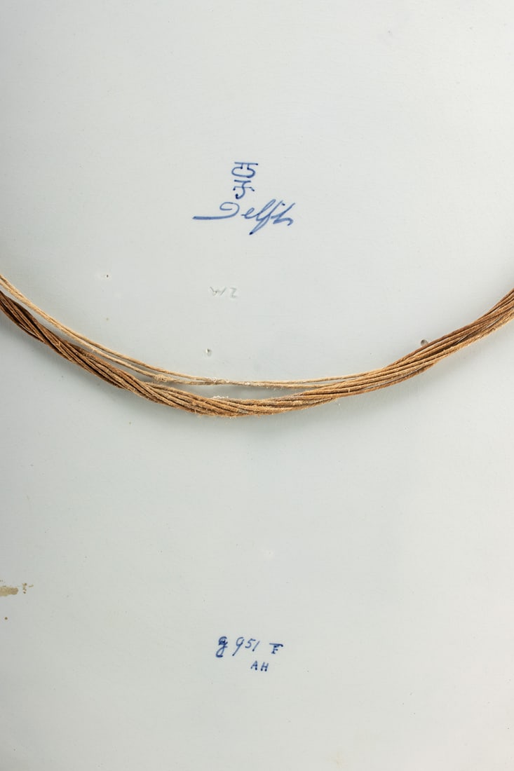 Delftware Plaque Windmill Scene, 1912 Datecode Mark! - 5