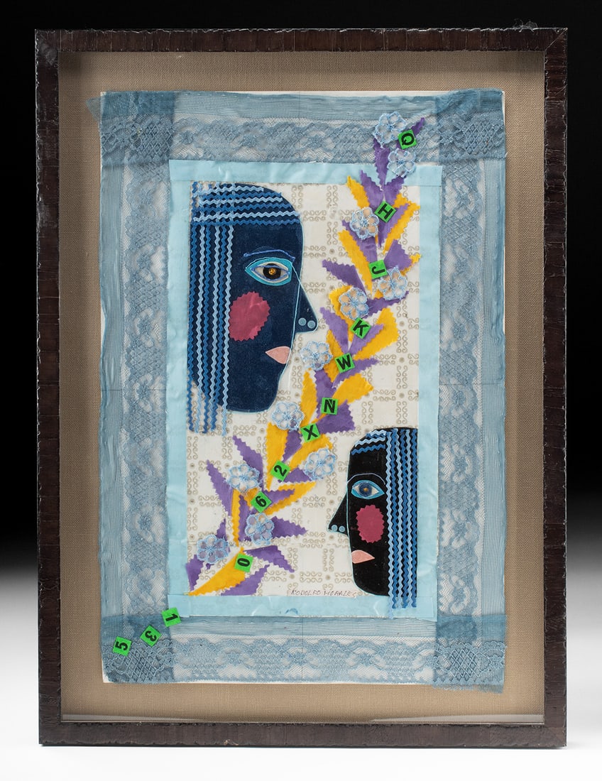 Rodolfo Morales Mixed Media Collage (1993) (1 of 4)