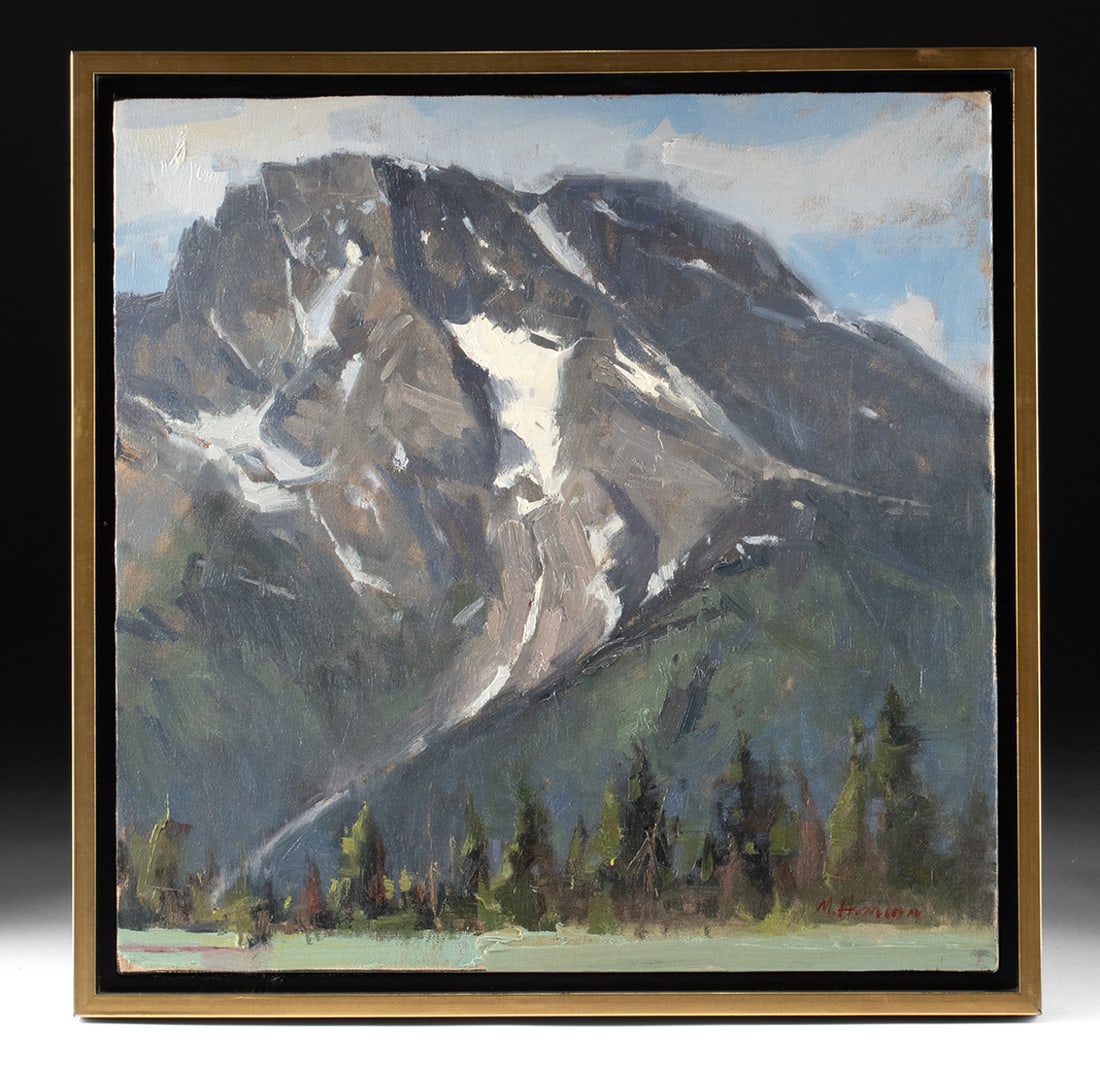 Marc Hanson Painting - "Mt. Moran" (2022) (1 of 3)