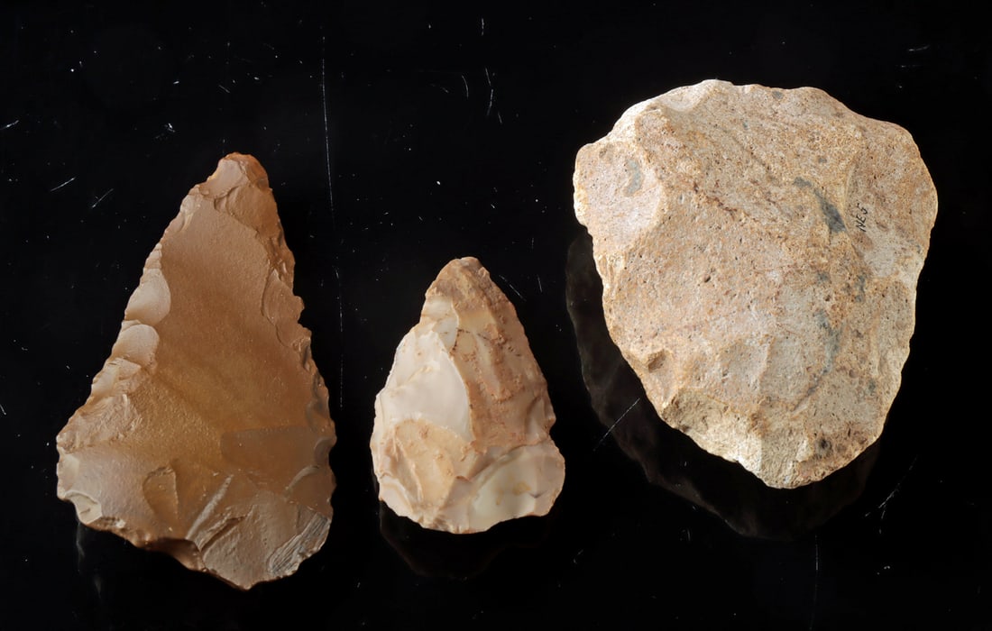Three Ancient Neolithic Stone Tools (1 of 1)