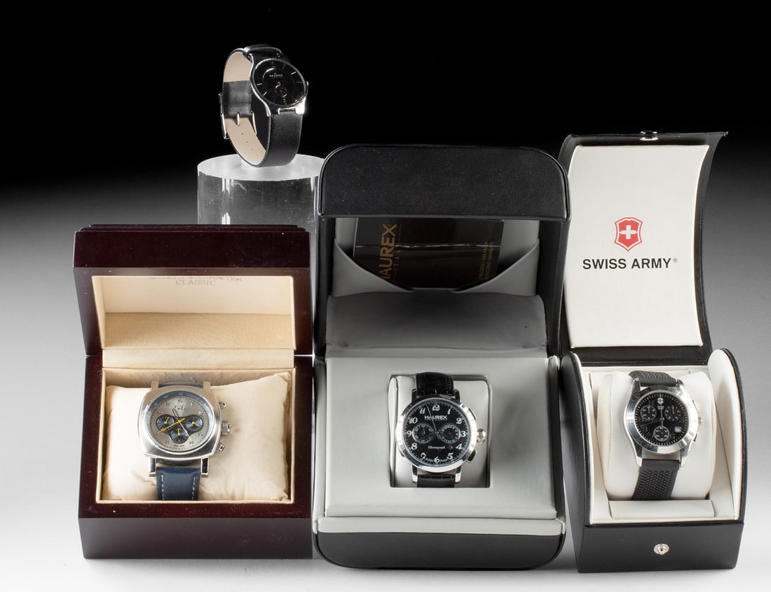 Four Assorted Men's Dress Wristwatches (1 of 5)