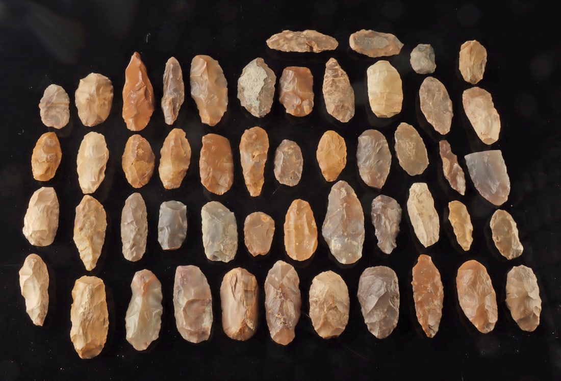 50 African Paleolithic / Mesolithic Knapped Stone Tools (1 of 1)