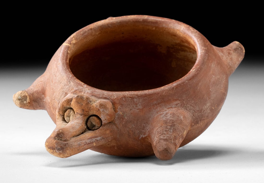 Costa Rican Pottery Zoomorphic Effigy Vessel (1 of 3)