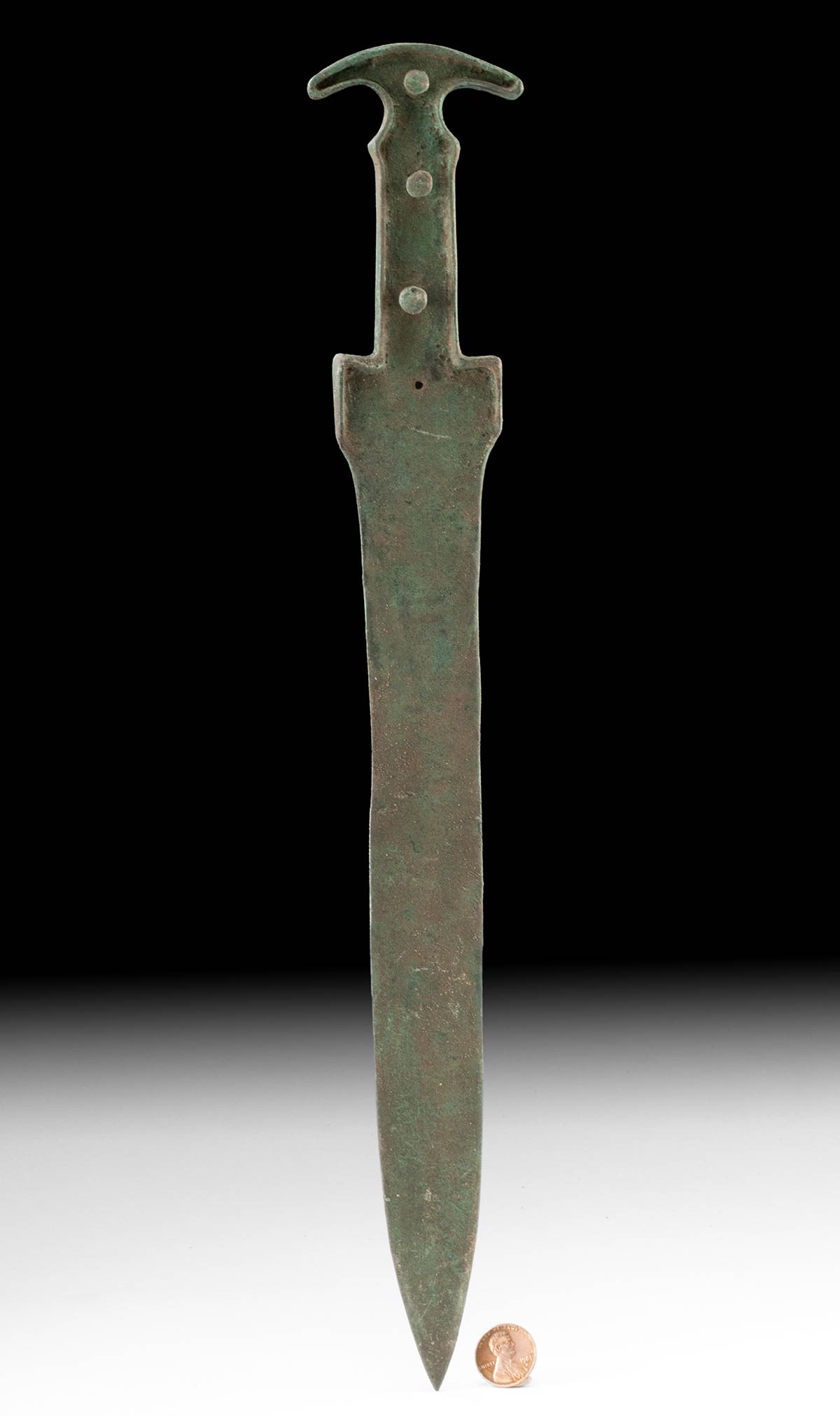 Helladic Bronze Dagger - Integral Hilt - 2