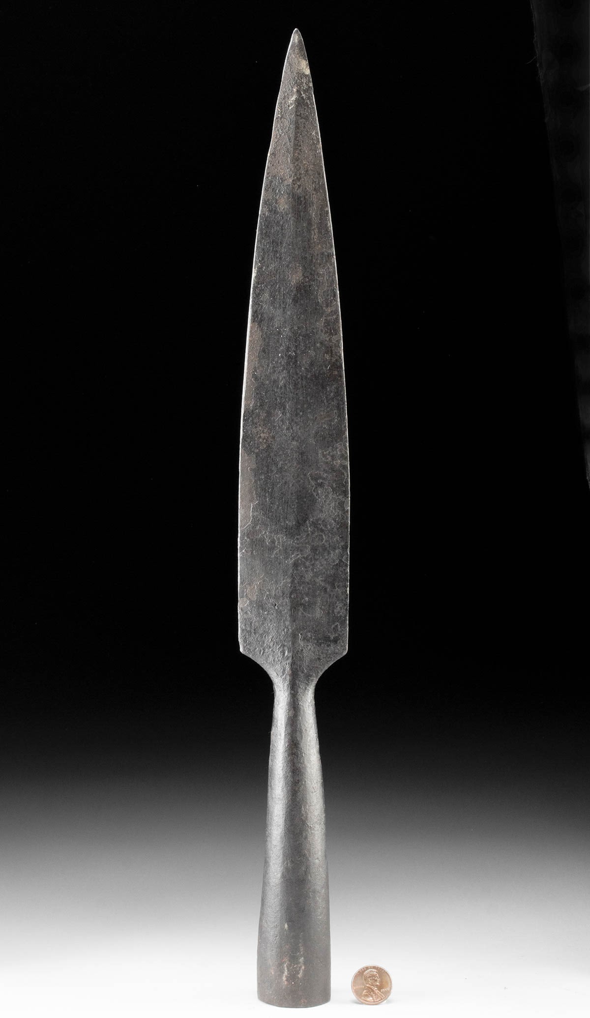 Large Post-Medieval Iron Socketed Spearhead - 2