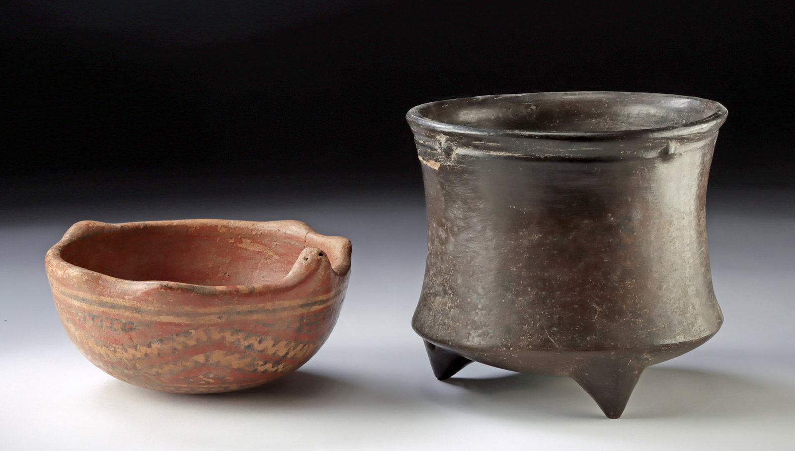 Ancient Chupicuaro Blackware & Redware Pottery (1 of 4)