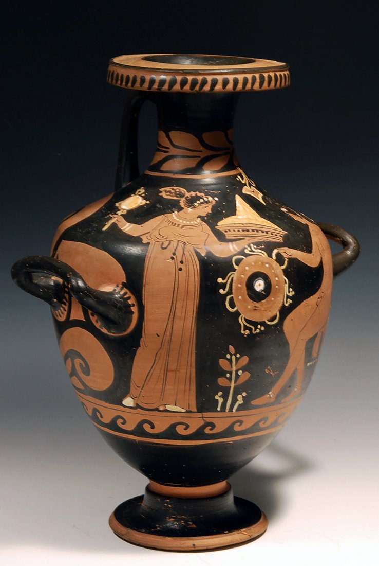 Greek Apulian Red Figure Hydria - 7
