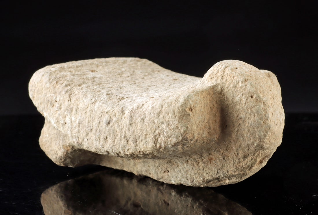 Costa Rican Miniature Stone Metate - Curved Leg (1 of 3)