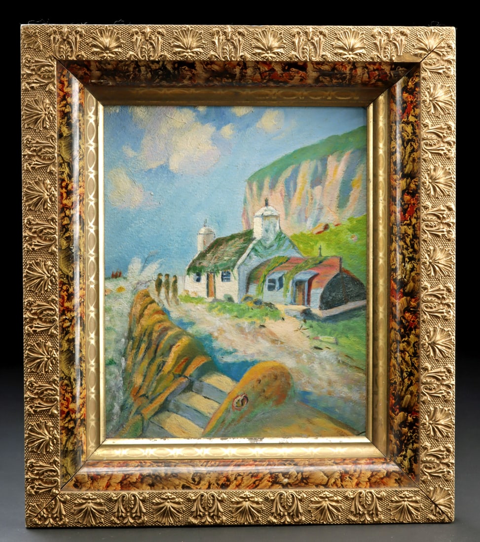 William P. Henderson Painting -"Velarde Station" (1 of 3)