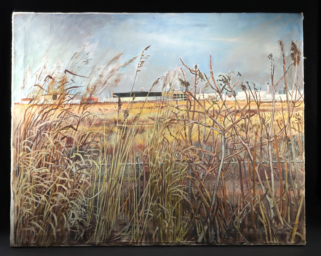 Edith Kramer Painting "Tanks und Graser" (1990) (1 of 3)