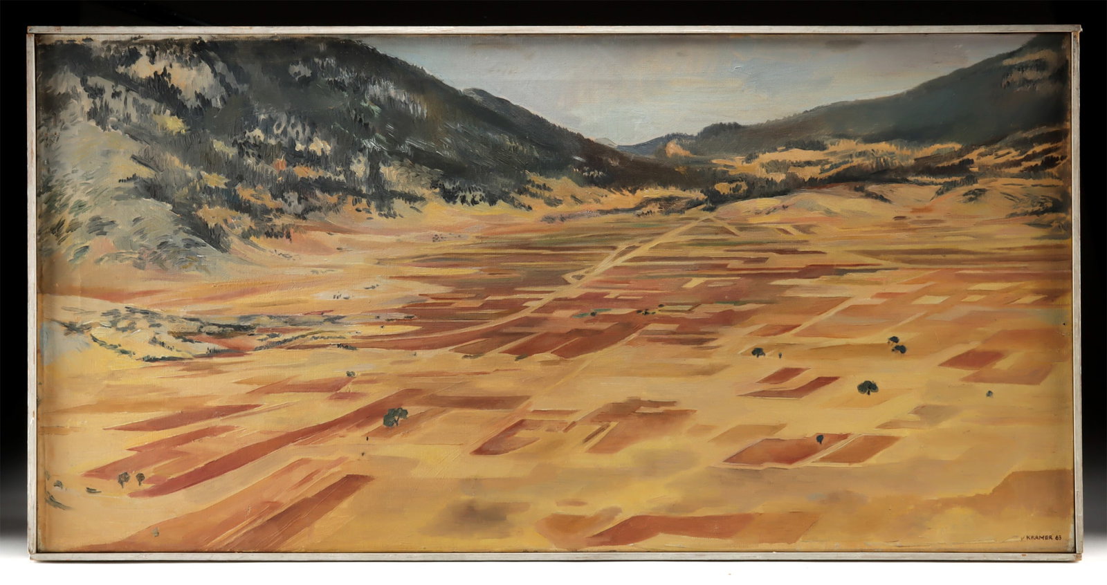 Edith Kramer Painting "Valley of Parnassos" (1963) (1 of 3)