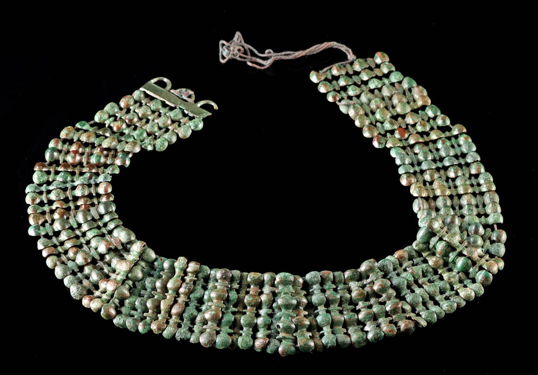 Rare Hallstatt 6th Century BCE Bronze Astragal Belt (1 of 3)