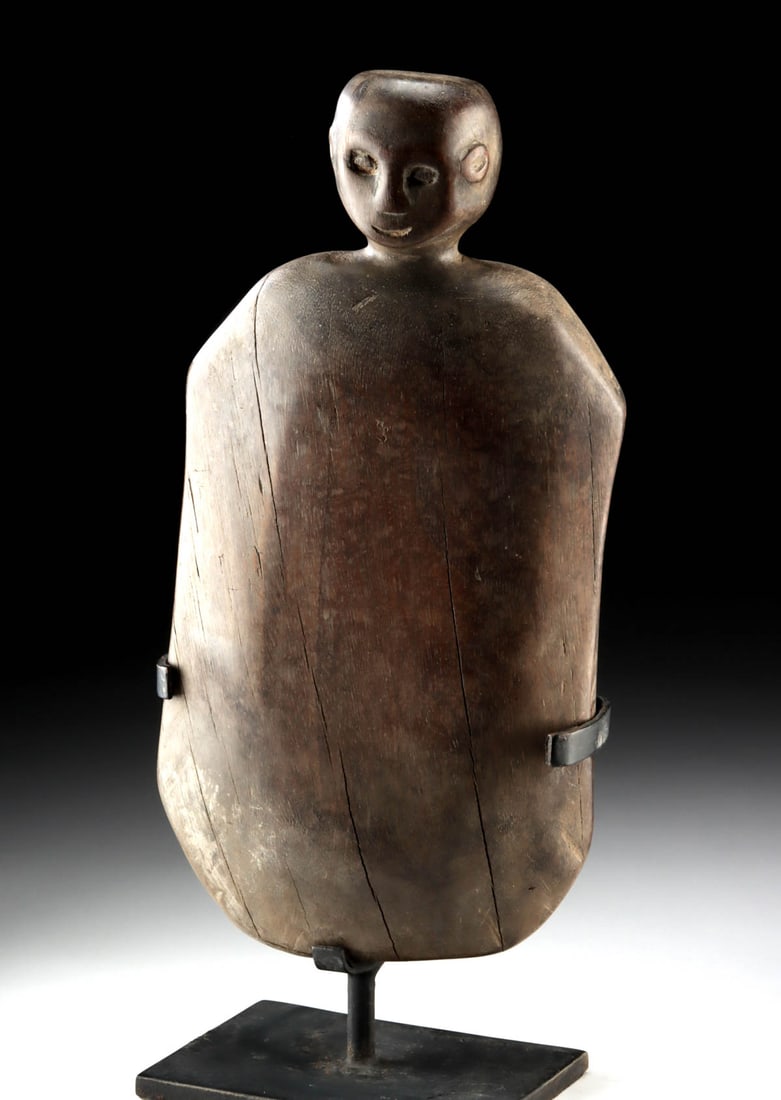 Indonesian Sumba Wood Kabiru Cotton Board Human Form (1 of 3)