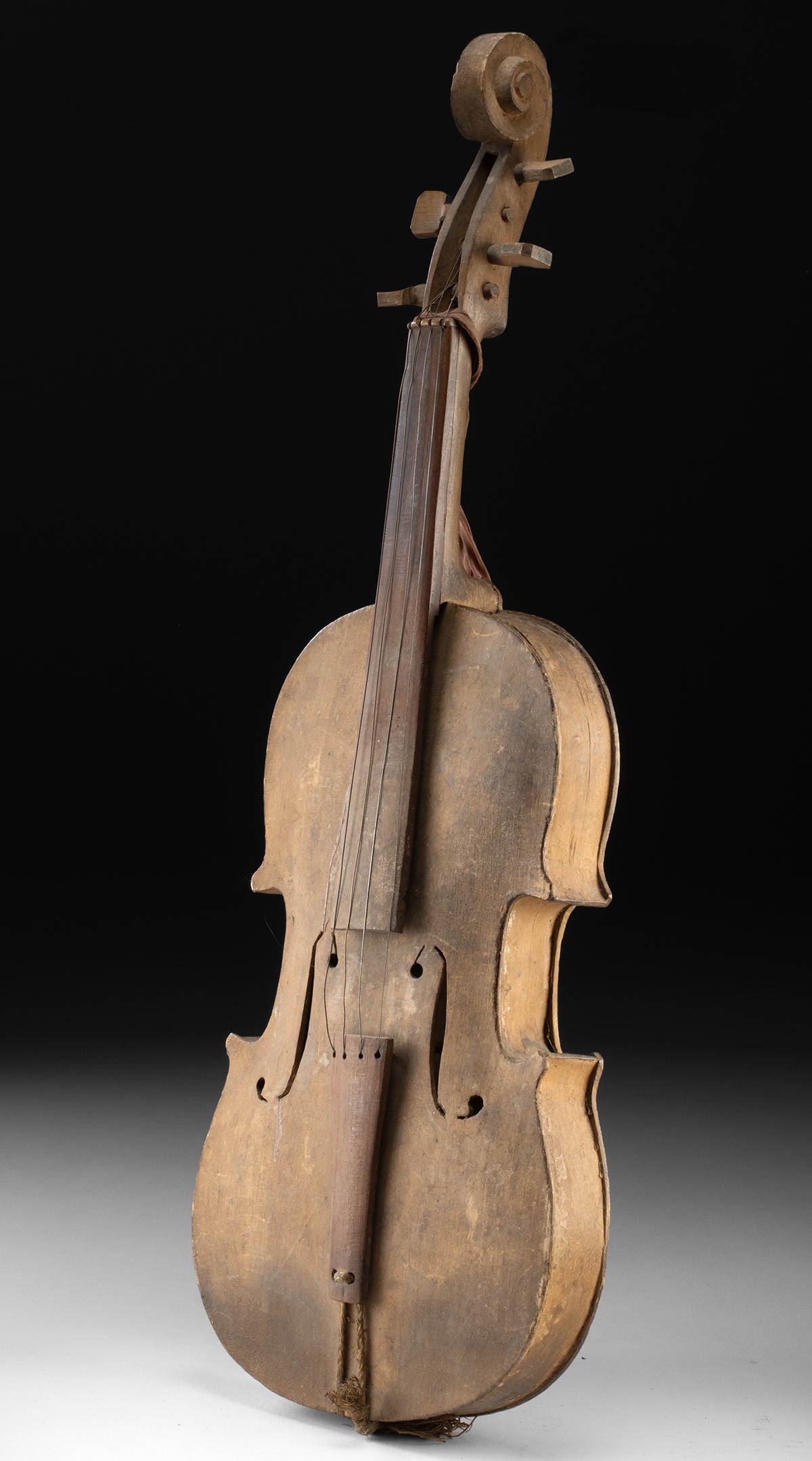 Mexican Indigenous Raramuri Wood Raberi Folk Violin (1 of 4)