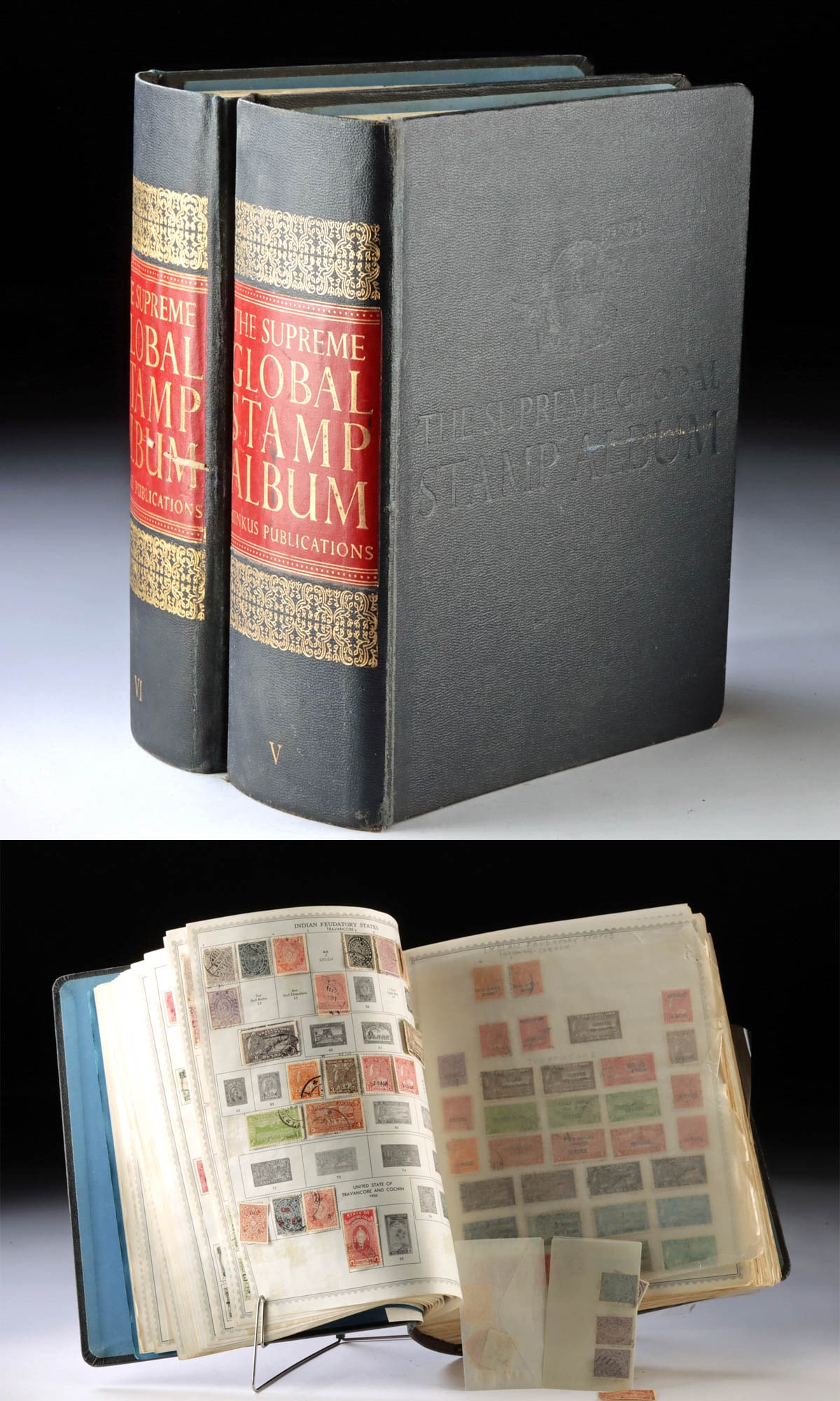 7000+ British Empire Stamps in 2 Album Volumes (1 of 7)