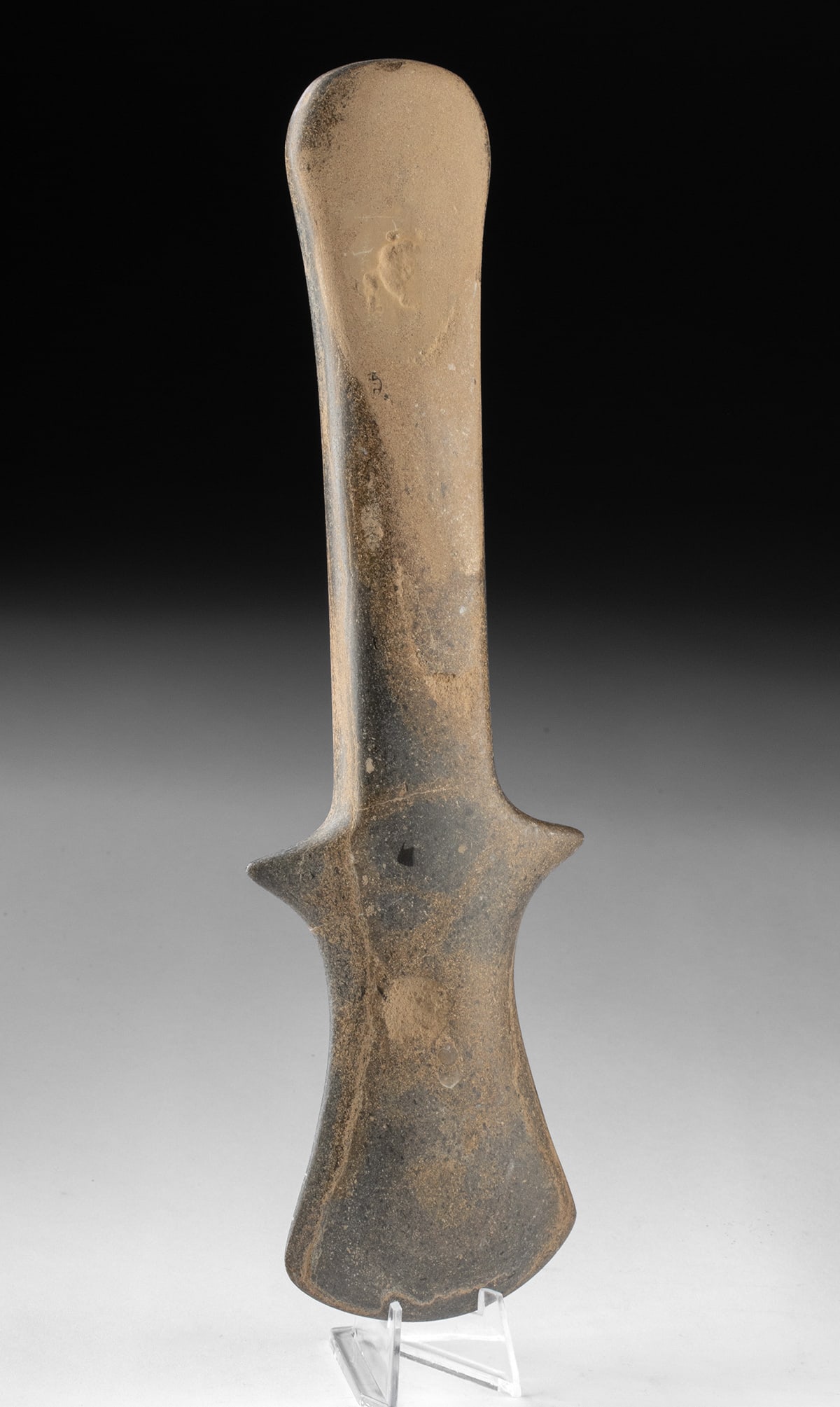 Mississippian Stone Crowned Mace Head (1 of 2)