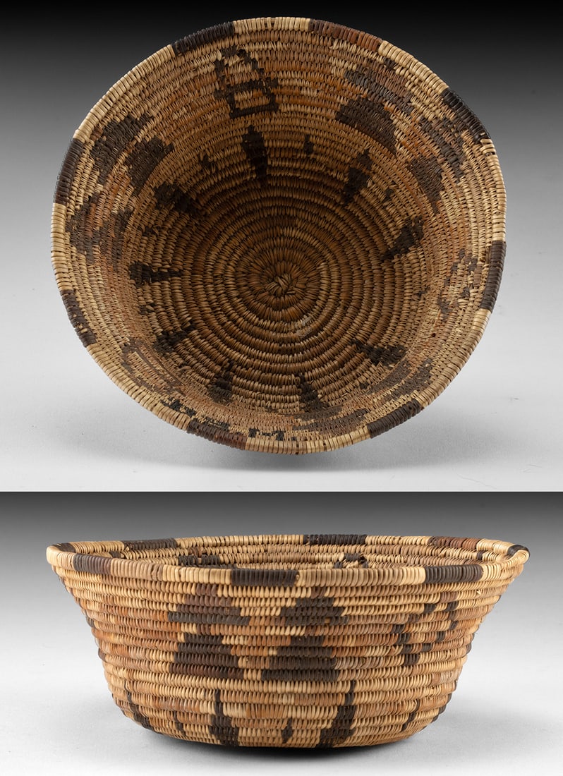 Pomo Woven Basket, Daisy MacCallum collection (1 of 3)