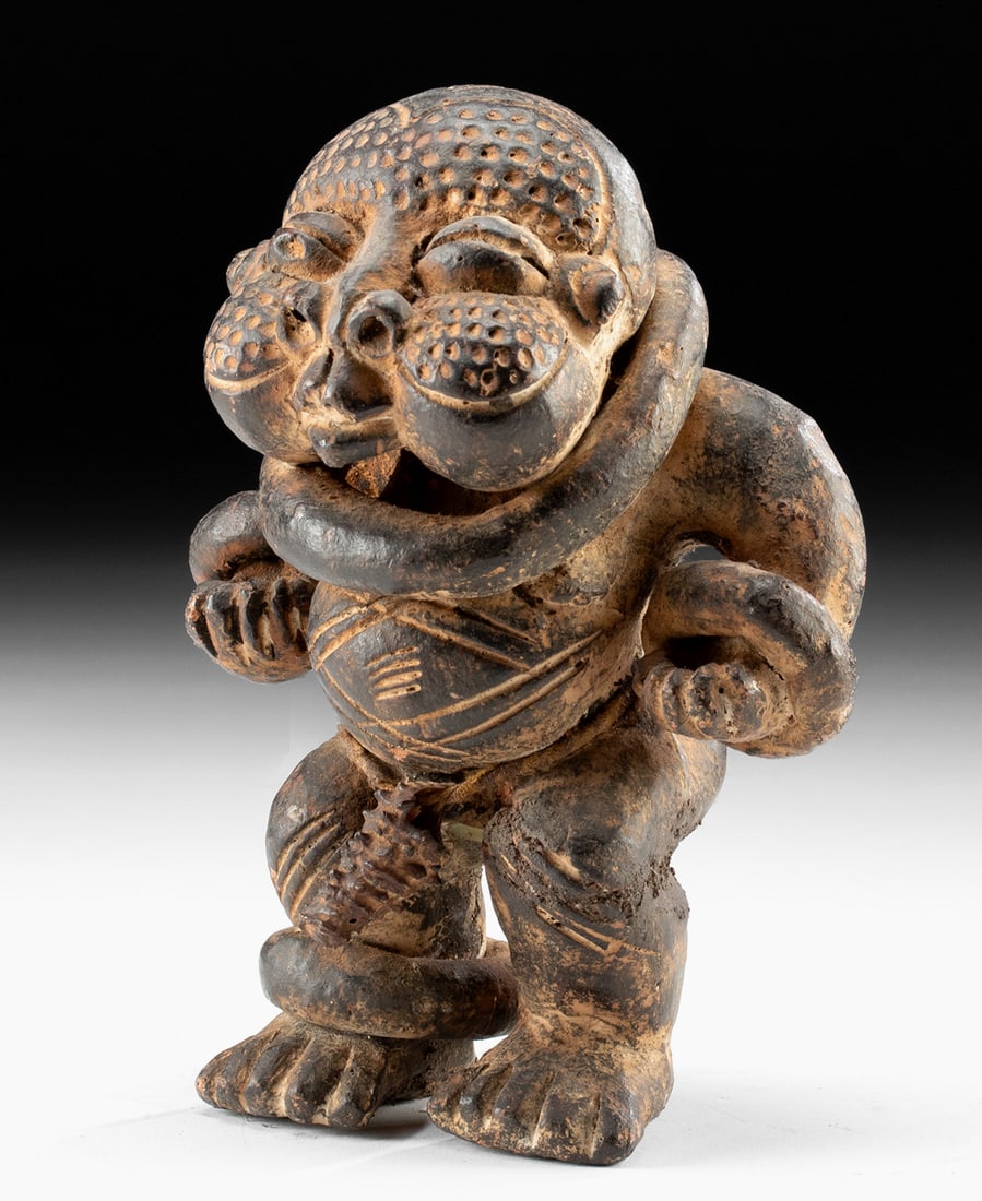 Cameroon Pygmy Guardian Figure with Scarification (1 of 4)