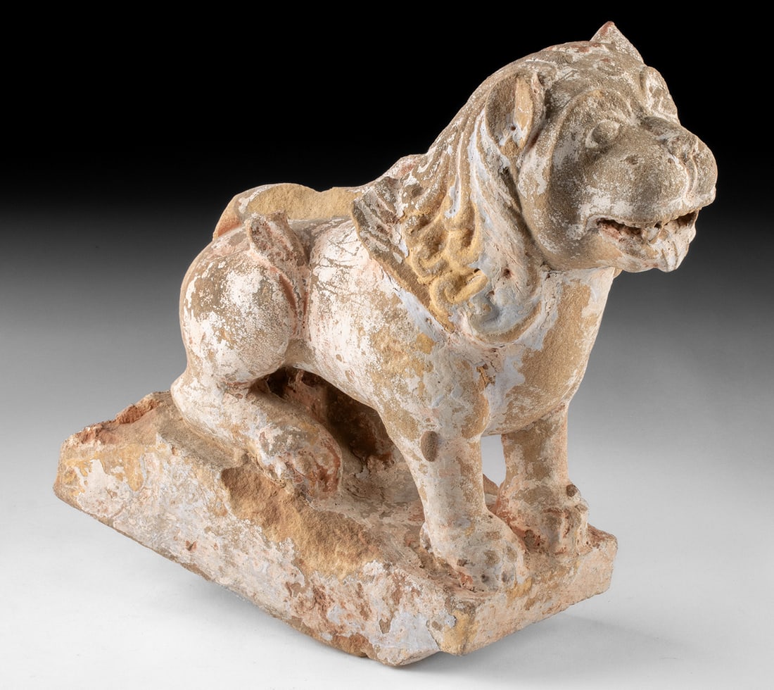 2nd C. Kushan Mathura Terracotta Winged Lion (1 of 3)