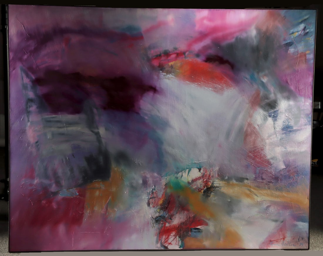 Lynn Heitler Painting - Abstraction (1979) (1 of 3)