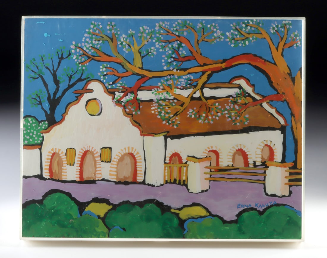Erna Kaluza Painting - Mission Style Hacienda (1 of 2)