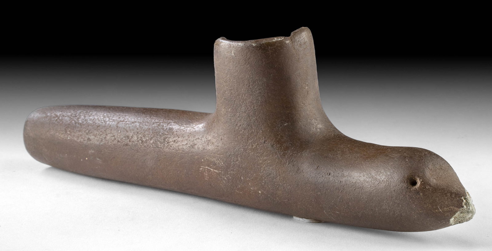 Large Mississippian Stone Pipe Bird Effigy (1 of 3)