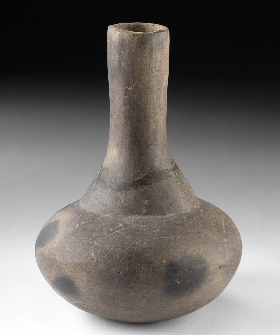 Mississippian Grayware Bottle - Globular Form (1 of 3)