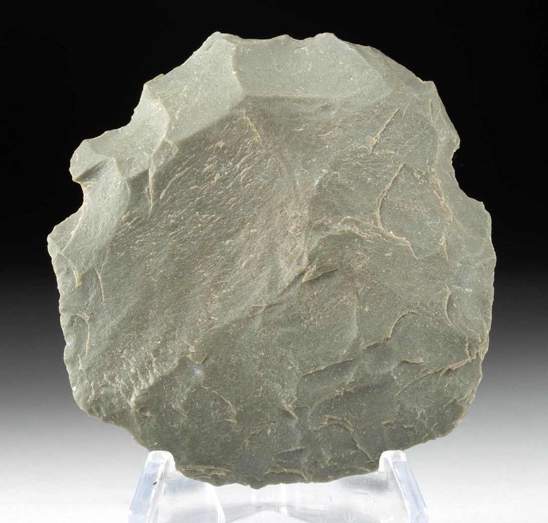 Prehistoric North Africa Neolithic Stone Scraper Tool (1 of 2)