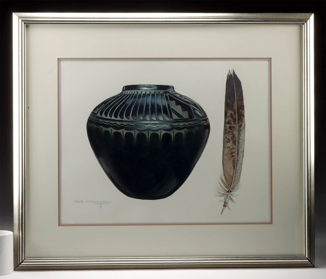 Lee Rommel Watercolor Painting "Spirit Water" (1 of 3)