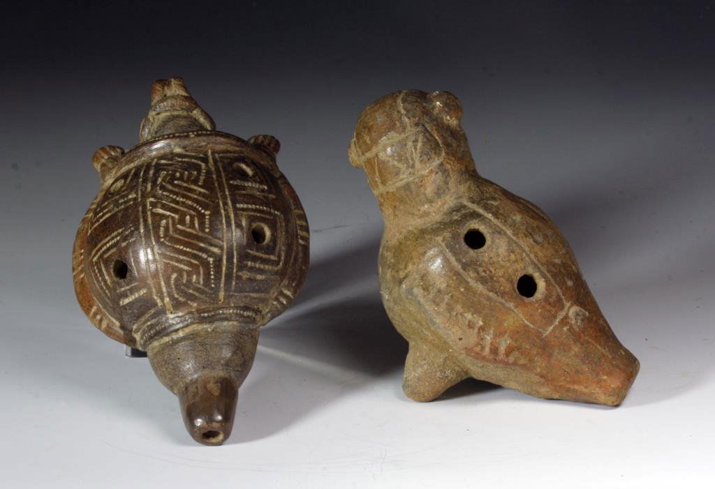 2 Costa Rican Ocarinas