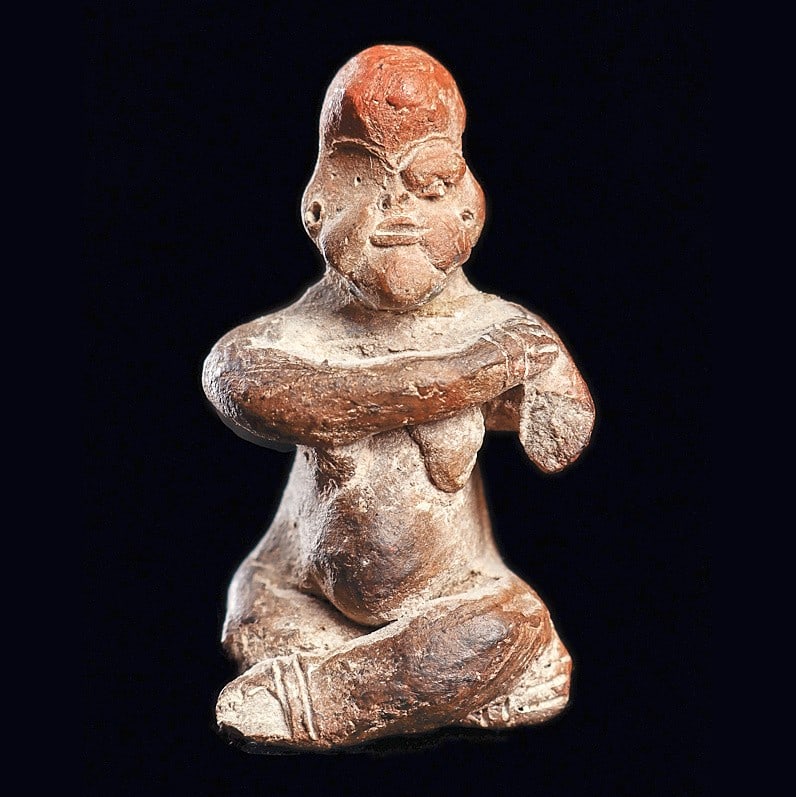 Olmec Miniature Seated Figure (1 of 4)