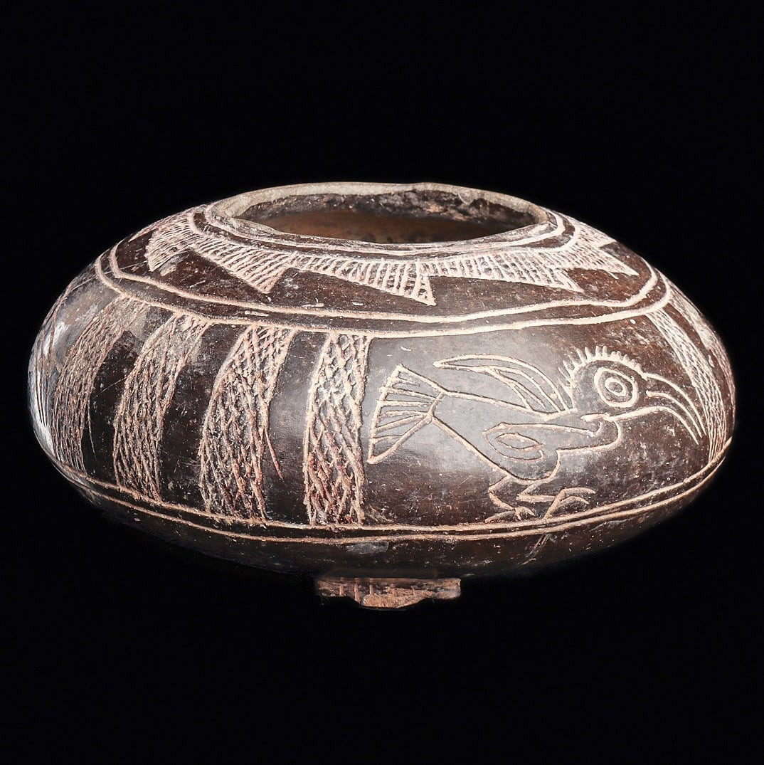 Michoacan Decorated Tripod Olla (1 of 3)