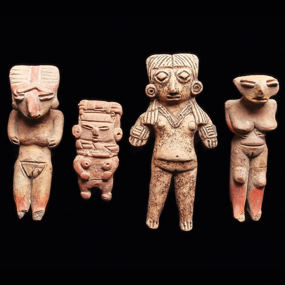Michoacan Standing Female Figures (4) (1 of 4)