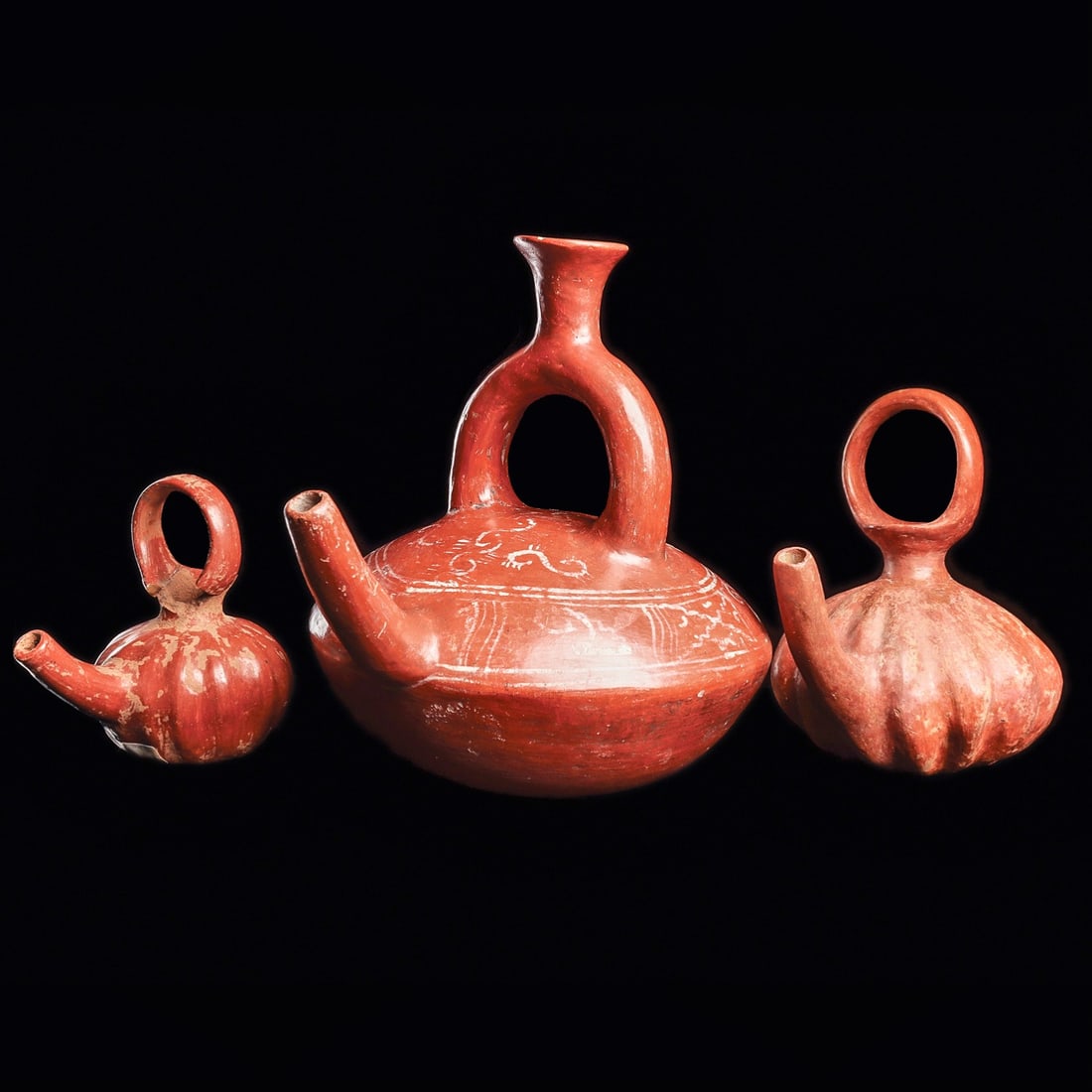 Michoacan Tzintzuntzan / Tarascan Teapot Vessels (3) (1 of 3)