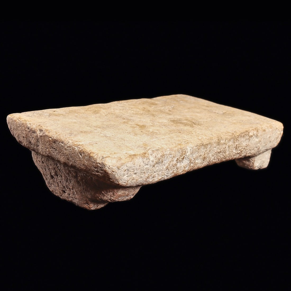 West Mexico Stone Metate - Tripod Legs, Smoothed Grinding Surface (1 of 4)