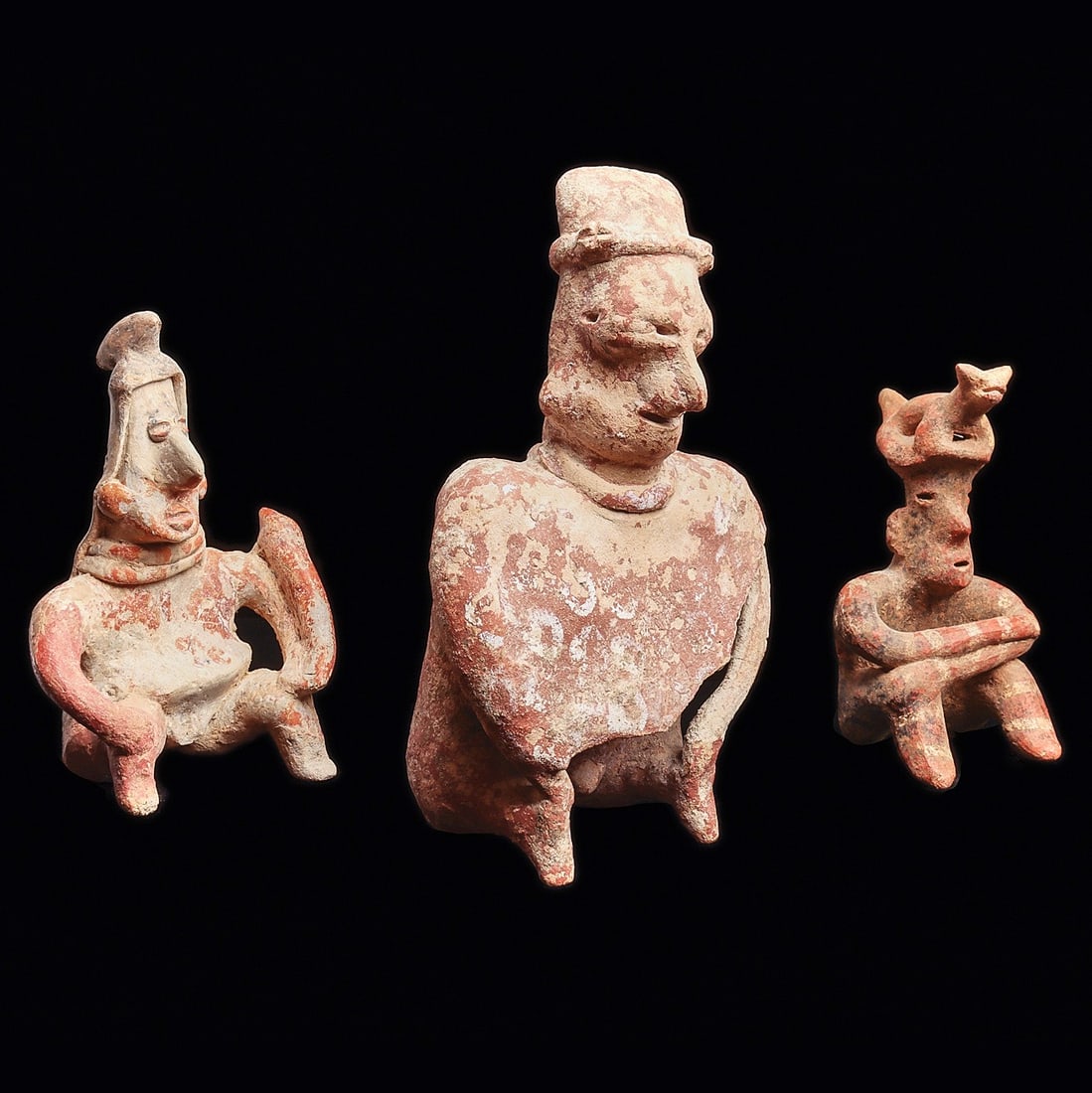 Jalisco & Nayarit Seated Figures (3) (1 of 4)