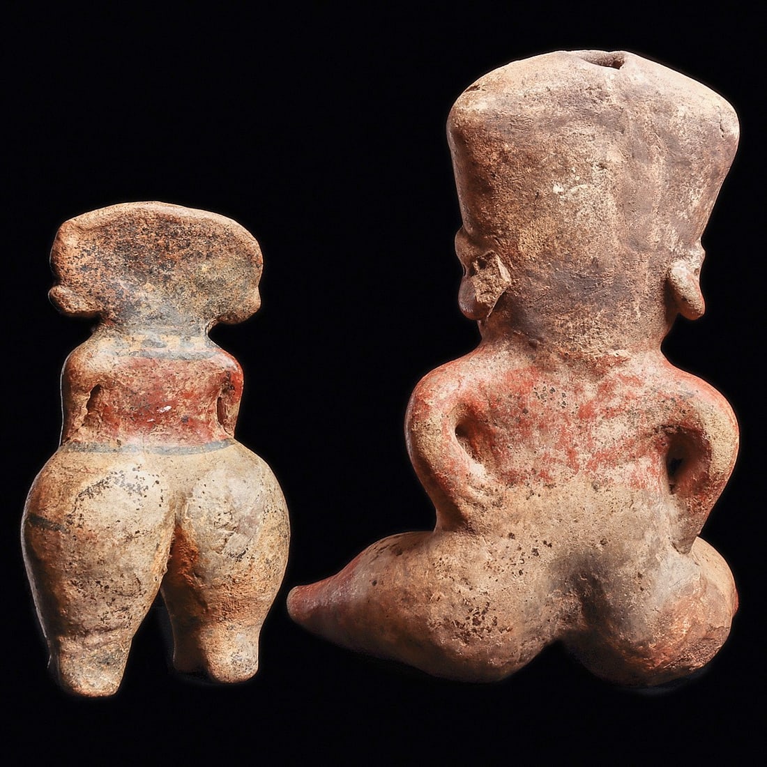 Chinesco Pottery Female Figures - Standing & Seated - 2