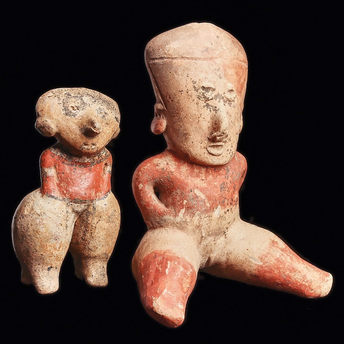 Chinesco Pottery Female Figures - Standing & Seated - 3