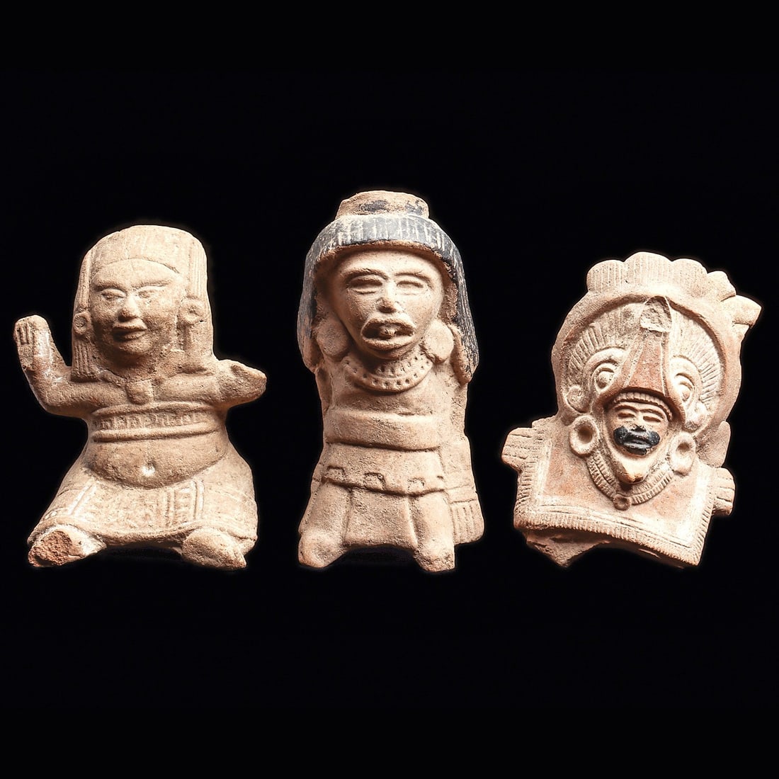 Veracruz Figural Whistles & Rattle (3) (1 of 3)